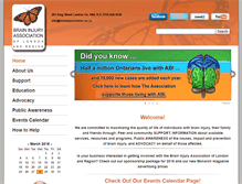 Tablet Screenshot of braininjurylondon.on.ca